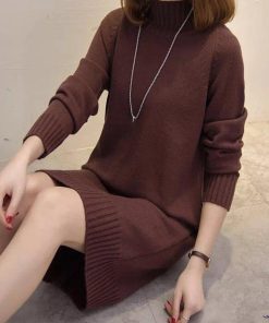 ニット・セーター | ニットチュニック 長袖 ニットトップス