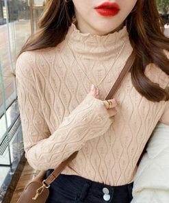 ニット・セーター | ハイネックニットトップス レディース秋冬