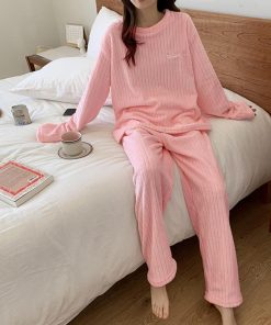 インナー・ルームウェア | フリースパジャマ上下セットレディース