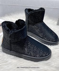 ブーツ | ムートンレディース 靴 スノーシューズ ショートもこもこ ボア シューズ 秋冬 あったか 歩きやすい 防寒 2022新作 シューズ