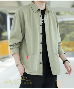 シャツ | メンズ 長袖 カジュアル ビジネス 秋服 ライトアウター メンズトップス 長袖着痩せ 大きいサイズ ゆったり コットン 秋新作 綿