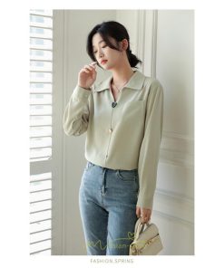 シャツ・ブラウス | ブラウス トップス レディース Vネック秋 シンプル 着回し カジュアル 通勤 オフィス お出かけ 上品 フェミニン 女子会 就活 デート お仕事 エレガント 二次会