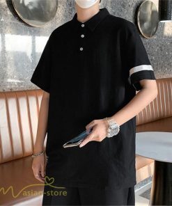Tシャツ | ポロシャツ シャツ メンズ 薄手 夏新作 カジュアル 無地 トップス サマーシャツ カットソー おしゃれ ゆったり ギフト 大きいサイズ プレゼント 黒 白