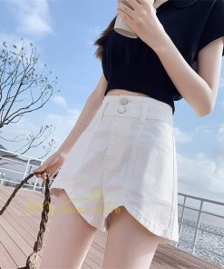 ショートパンツ | レディース デニム 短パン ジーンズ ボトムス 20代30代40代 カジュアル お出かけ 通勤通学 韓国風 ファッション 上品 着痩せ