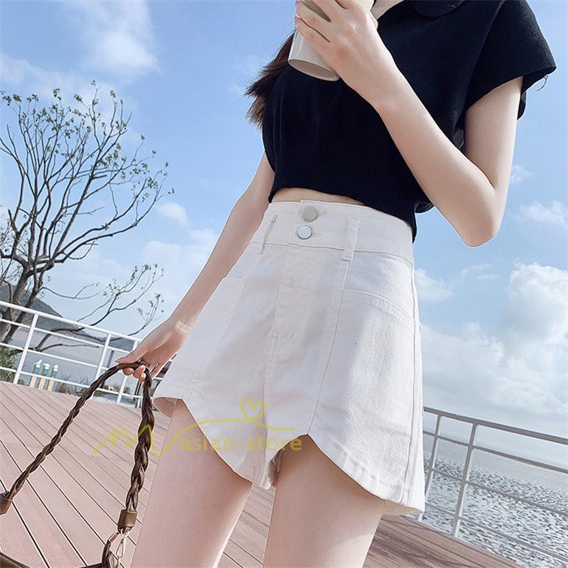 ショートパンツ | レディース デニム 短パン ジーンズ ボトムス 20代30代40代 カジュアル お出かけ 通勤通学 韓国風 ファッション 上品 着痩せ