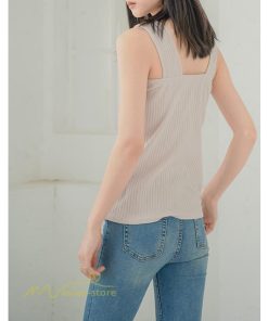 ｔシャツ・カットソー | タンクトップ レディース 夏 綿100% Tシャツ トップス ノースリーブ 無地 可愛い サマータンクトップ ルームウェア リブ 20代30代40代 スポーツ カットソー