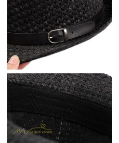 メンズ | ストローハット 中折れハット 折りたたみ 帽子 中折れ レディース 中折れ帽子 ハット 大きいサイズ フリーサイズ トレンド シンプル おしゃれ 通気性