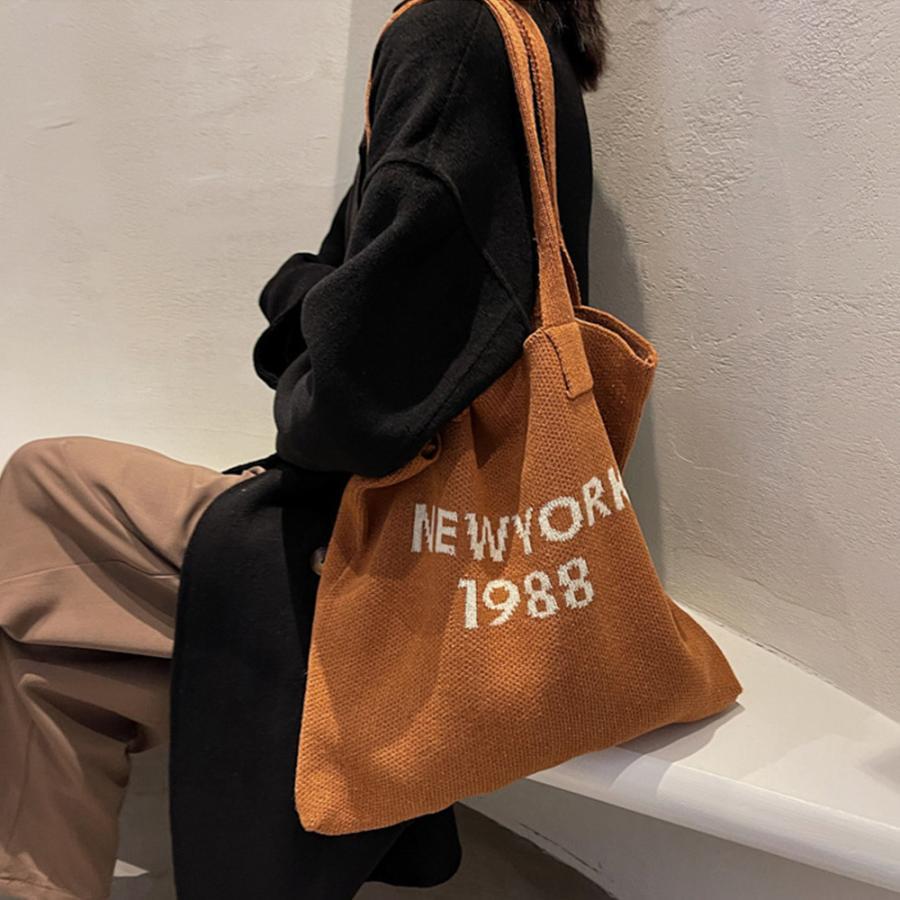 トートバッグ | ニット レディース 秋冬