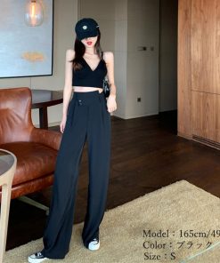 ワイドパンツ | ハイウエストレディース 無地