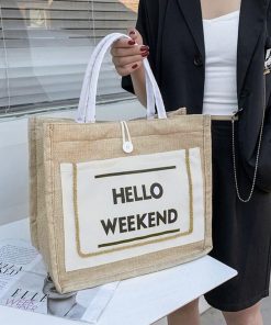 ハンドバッグ | ジュートバッグ 春夏リネン