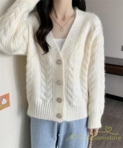 カーディガン | 2022秋冬ニットアウター レディース ニットニット セーター 長袖 羽織り フロントボタン 可愛い トップス 通学通勤 20代40代