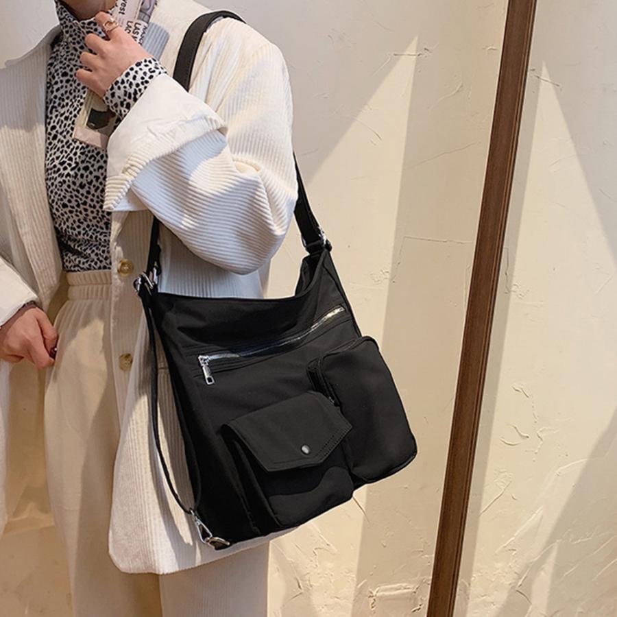 ショルダーバッグ | ナイロン無地 大容量