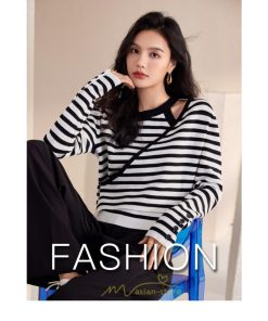 ニット・セーター | ニット トップス レディース セーター 長袖 体型カバー 30代 40代 50代 ボーダー柄 着痩せ お出かけ 送料無料 オシャレ 可愛い 着回し 部屋着 秋冬コーデ