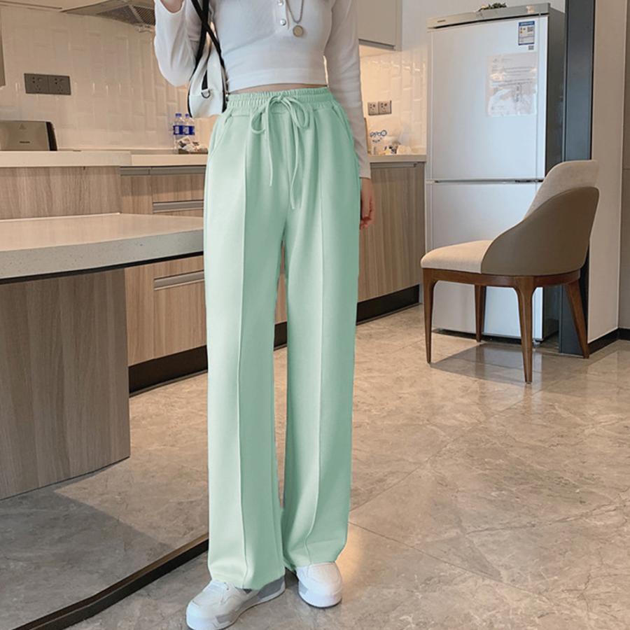 ワイドパンツ | スウエットパンツ 脚長 ストレートパンツ