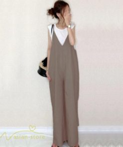 オーバーオール サロペット | オールインワン レディース サロペット シンプル つなぎ きれいめ パンツ 20代 30代 無地 可愛い ロングパンツ 上品 かわいい 5色展開 フリーサイズ シンプル