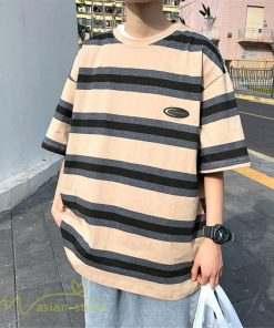 Tシャツ | Tシャツ メンズ 半袖 ゆったり ボーダー おしゃれ 半袖カットソー ファッション カジュアル体型カバー トップス メンズスタイル 夏新作