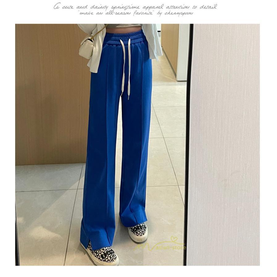 ワイドパンツ | ロングパンツ リラックス ガウチョパンツ レディース ボトムス ストレート シンプル カジュアル 着痩せ 春夏 長ズボン 新作 ゆったり 20代30代40代