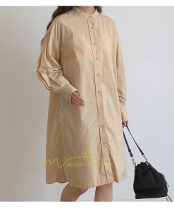 マキシ | シャツワンピ 2WAY カーディガン 長袖 ロング 無地 体型カバー ワンピース アウター レディース 春アウター お出かけ 20代30代40代50代 羽織り カジュアル 上品