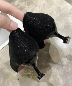 パンプス | レディース 疲れにくい ミドルヒール ポインテッドトゥ カジュアル アウトドア 痛くない 美脚 キラキラ 結婚式 人気 靴 春 宴会 シューズ パーティー