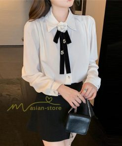 シャツ・ブラウス | シャツ ブラウス 秋冬 レディース スカーフタイ きれいめ フォーマル 春 長袖 オフィス 蝶結び 20代30代40代 通勤通学 お出かけ 着痩せ カジュアル 上品 春夏作