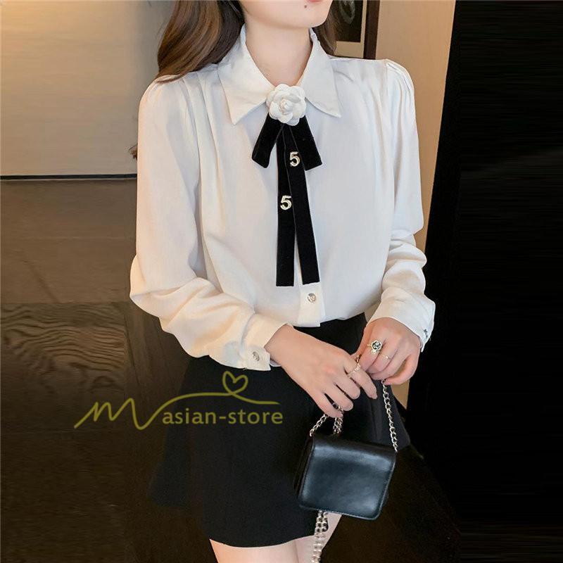 シャツ・ブラウス | シャツ ブラウス 秋冬 レディース スカーフタイ きれいめ フォーマル 春 長袖 オフィス 蝶結び 20代30代40代 通勤通学 お出かけ 着痩せ カジュアル 上品 春夏作