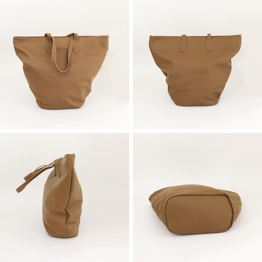 トートバッグ | PUレザー大容量 レトロ