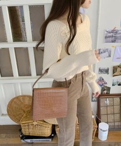 ニット・セーター | 韓国 ケーブルニット レディース 秋冬