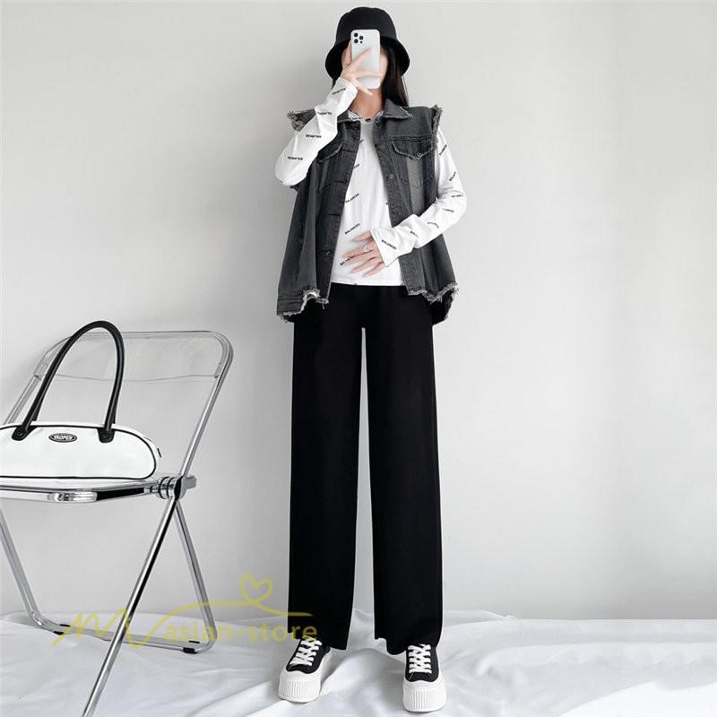 パンツ レギンス | マタニティパンツ レディース ボトムス 無地 きれいめ ママ サマー 大きいサイズ ローウエスト ワイドパンツ 体型カバー お出かけ 春 上品 マタニティウェア 秋