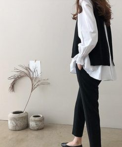 Tシャツ・カットソー | シャツブラウス ニットベスト 2点セット