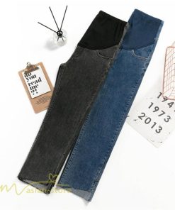 パンツ レギンス | ジーンズ マタニティパンツ レディース ジーンズ 着痩せ 春 秋 新作 妊婦服 産前 大きいサイズ 無地 上品 ９分丈 大人 ウエスト調整 マタニティウェア パンツ