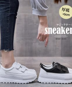 ショートブーツ | 厚底スニーカー韓国風ボリュームソール春夏