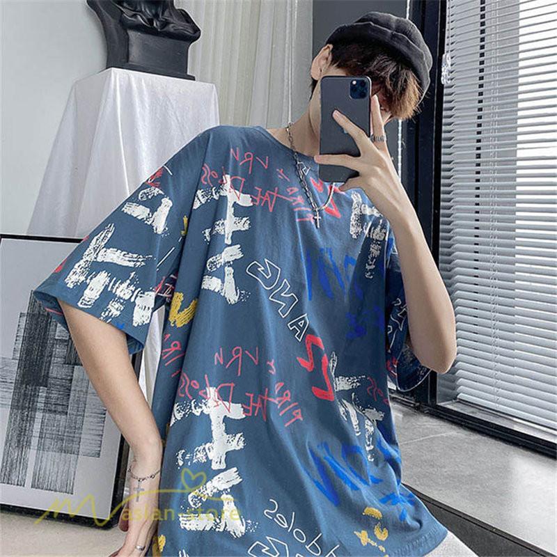 Tシャツ | メンズ 半袖夏 サマー トップス カットソー クルーネック カッコウイイ ゆったり おしゃれ 20代 トップス 大きいサイズ メンズスタイル 30代