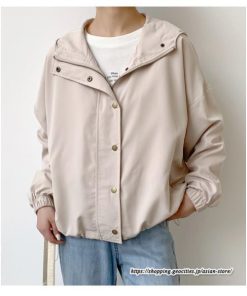 コート・ジャケット | ジャケット レディース ブルゾン ライトブルゾン アウター ライトアウター 秋物 パーカー パーカージャケット スポーティ フード付き 20代30代 カジュアル