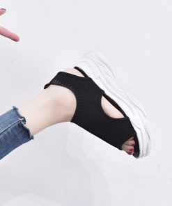 パンプス | 通気性 サンダル メッシュ 韓国風 歩きやすい 厚底 カジュアル レディース スポーツサンダル