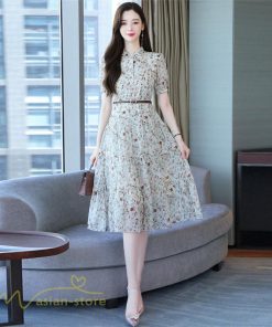 ミディアム | ワンピース レディース 着痩せ Aラインワンピース サマーワンピース 春 夏 ミディアムワンピース 上品 大きいサイズ 花柄 フレア 上品 20代 30代 半袖 40代