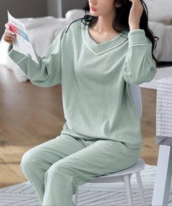 インナー・ルームウェア | 長袖 ルームウェア 上下セット 韓国風