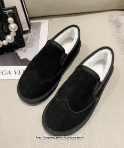 ローファー | モカシン レディース 軽量 靴 あったか シューズ 裏起毛 防寒 裏ポア カジュアル 冬 可愛い フラット 柔らかい 防寒対策