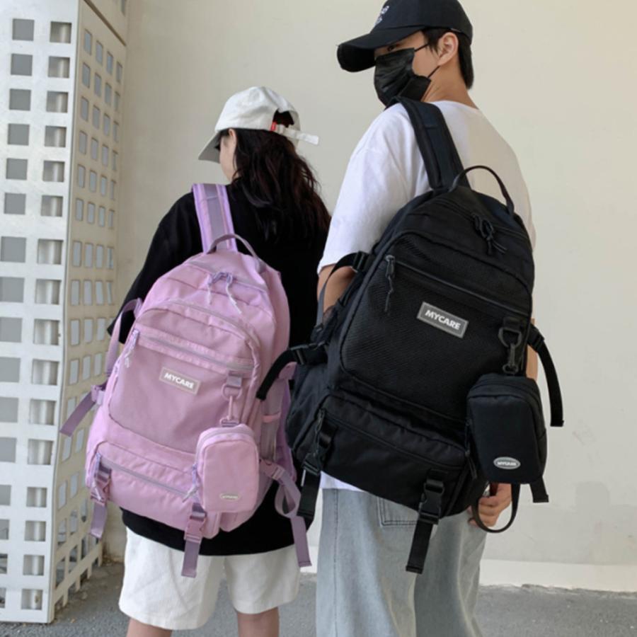 リュック | リュックサック 男女兼用 ポーチ付き通学