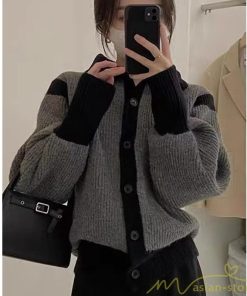 カーディガン | ニットドッキングニットレディース 2022秋冬 羽織り ニット アウター セーター 長袖 20代50代 秋ニット トップス