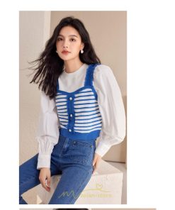 シャツ・ブラウス | ブラウス 切り替え レイヤード風 カットソー 重ね着 レディース 春秋 Tシャツ チュニック ゆったり きれいめ オシャレ 長袖 20代30代40代50代 カジュアル