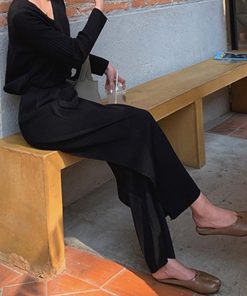 ワイドパンツ | ハイウエスト プリーツパンツ レディース ロングパンツ 着やせ ウエストゴム ボトムス ストレートパンツ