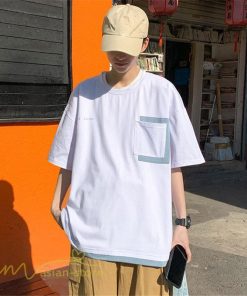 Tシャツ | Tシャツ メンズ 半袖 カットソー 切り替え 重ね着風 夏新作 サマー ファッション メンズスタイル カジュアル 大きいサイズ 夏 格好いい クルーネック