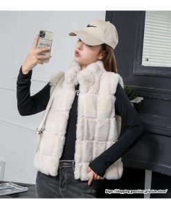 ベスト | ボリュームフェイクファーファー毛皮レディース 冬 フェイクファー 毛皮コート アウター ノースリーブ ふわふわ ジレ 前開き 秋冬
