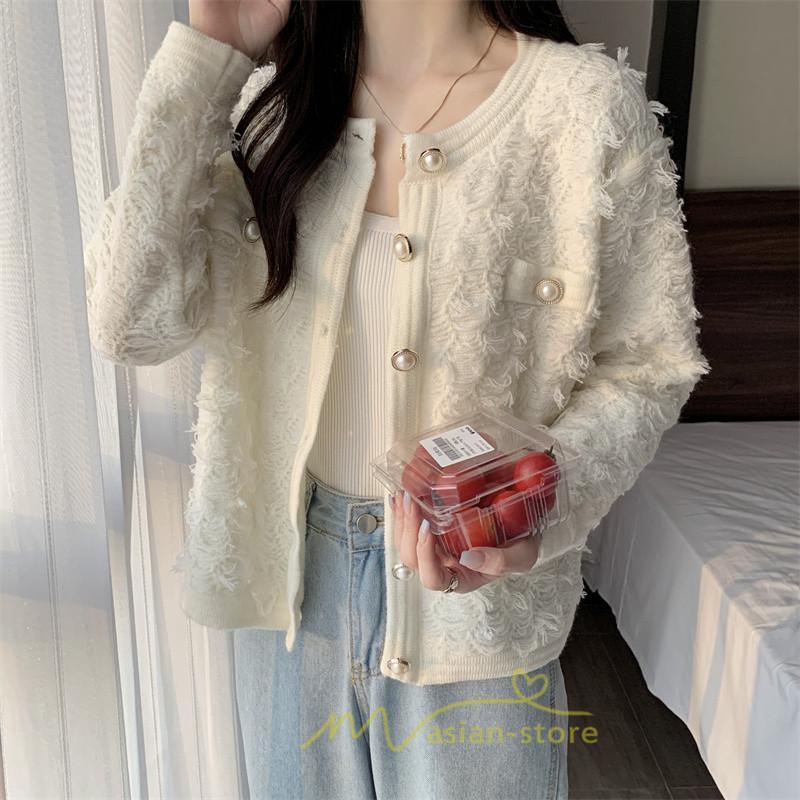 カーディガン | 2022秋冬ニットアウター レディース ニットニット セーター 長袖 羽織り フロントボタン 可愛い トップス 20代40代 通学通勤