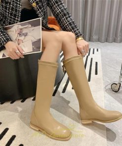 ロングブーツ | レディース ロング丈 太ヒール スクエアトゥ トレンド PU 黒 シンプル コスプレ 美脚 おしゃれ 歩きやすい 履きやすい 滑にくい かわいい