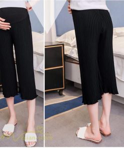 パンツ レギンス | マタニティパンツ 7分丈 レディース マタニティウェア 妊婦服 ウエスト調整 着痩せ 上品 カジュアル 大きいサイズ 産前 夏服 リブ お出かけ 薄手 きれいめ
