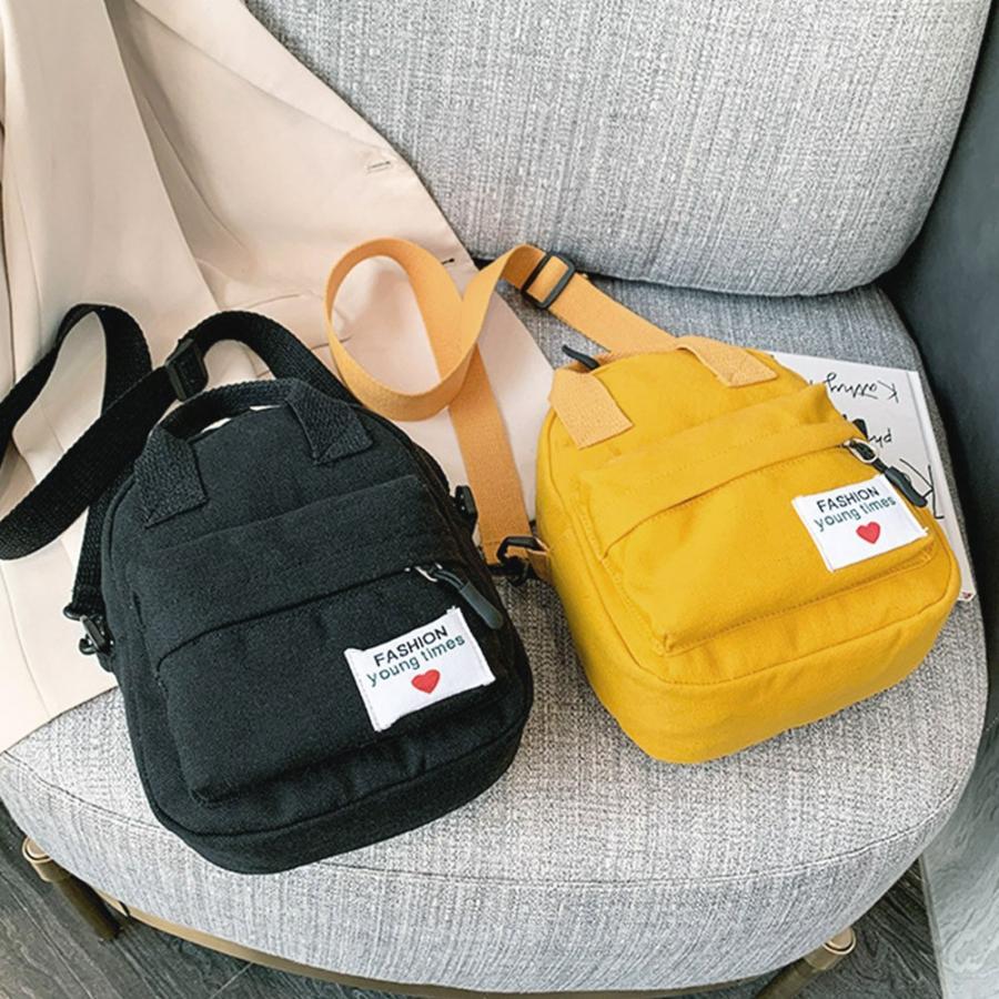 ショルダーバッグ | ミニ トートバッグ 小さめ 2way ボディバッグ 斜めがけ レディース スクエアバッグ かわいい 大人 キャンバスバッグ