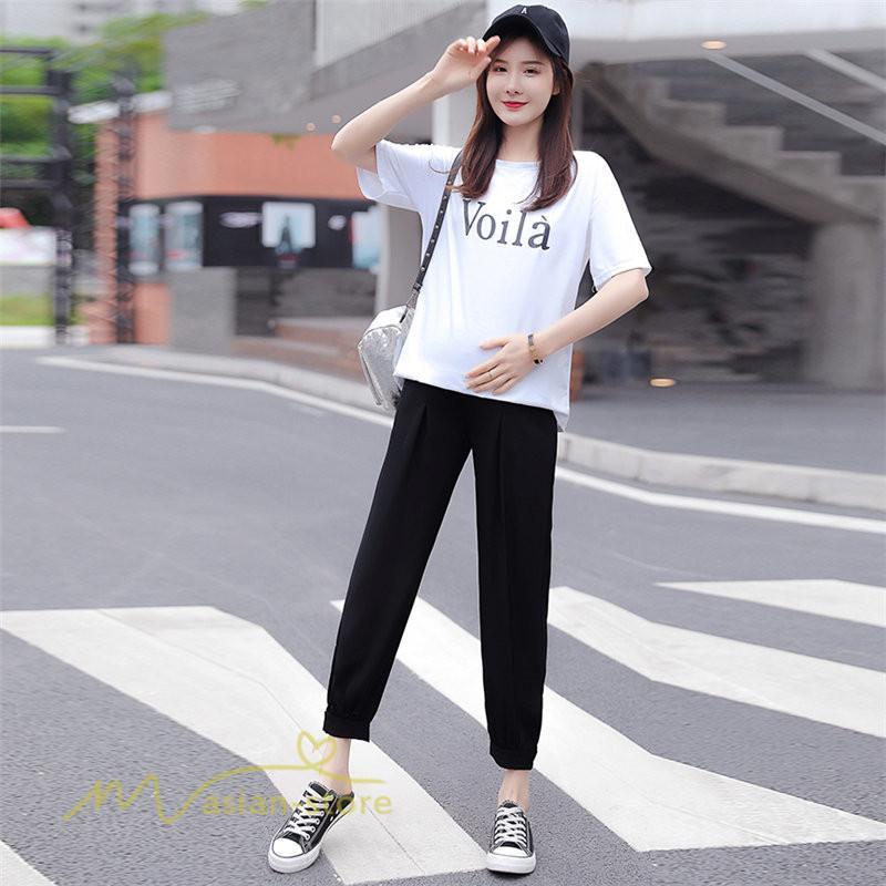 パンツ レギンス | マタニティパンツ レディース 妊婦服 テーパードパンツ 着痩せ 無地 マタニティウェア カジュアル 大きいサイズ 薄手 ウエスト調整 夏 マタニティ パンツ 春