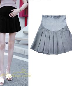 スカート | ミニマタニティウェア レディース プリーツ可愛い 夏 マタニティきれいめ マタニティ マタニティ ウエスト調整 おしゃれ