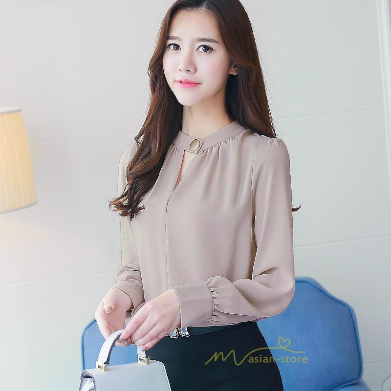 シャツ・ブラウス | シャツ トップス フォーマル ブラウス 仕事 ビジネス レディース 秋物 オフィス ブラウスシャツ スリム きれいめ 30代40代50代 シフォンブラウス 長袖